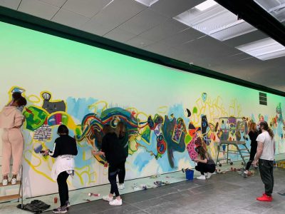 Walls of Connection Kunstlinie Almere